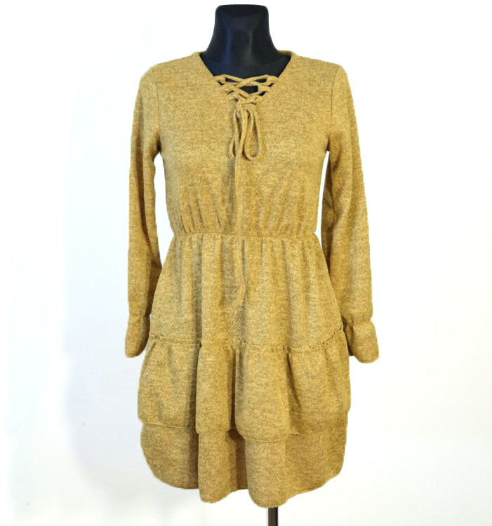 Kollakas pehme soe kleit